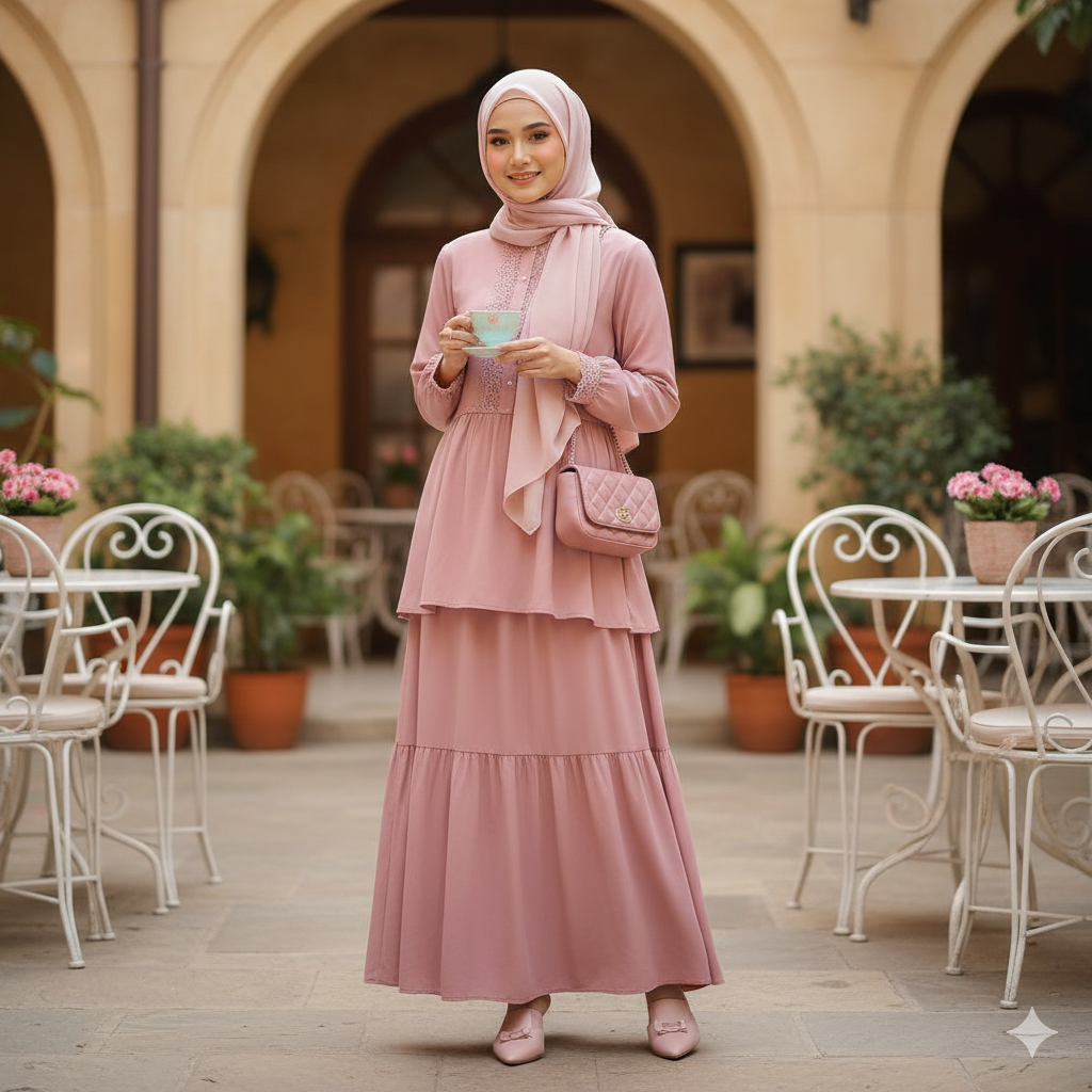 OOTD Hijab Dusty Pink: Style yang Bikin Kamu Tampil Anggun & Instagrammable!