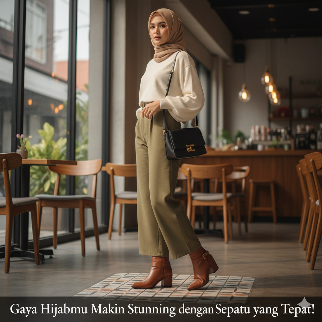 Gaya Hijabmu Makin Stunning dengan Sepatu yang Tepat!