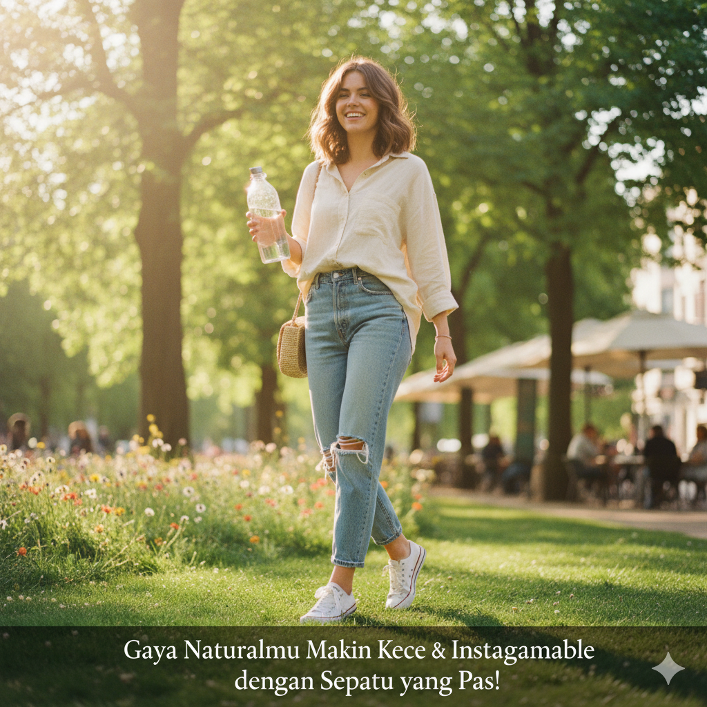 Gaya Naturalmu Makin Kece & Instagramable dengan Sepatu yang Pas!